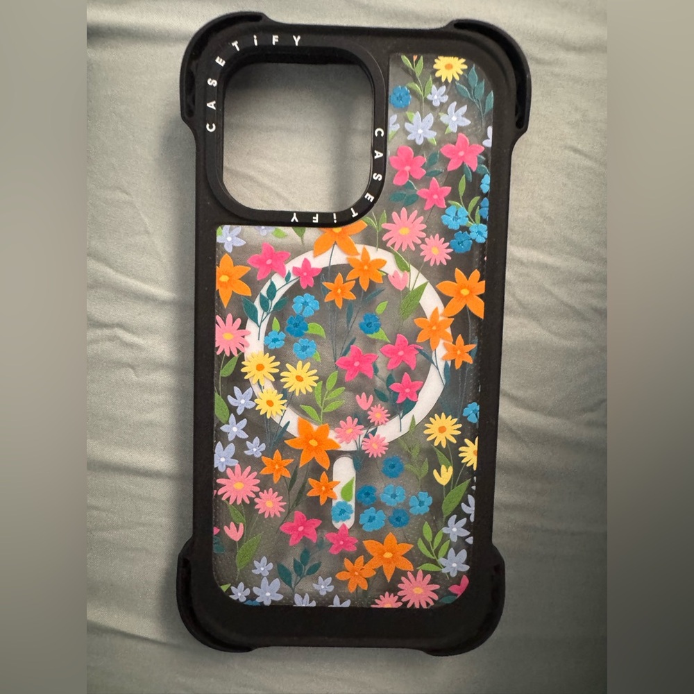 CASETiFY Floral Phone Case - Pink, Orange, Blue, Yellow